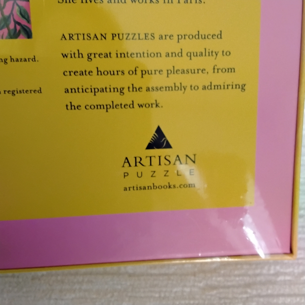 Artisan 500 Pc Puzzle, Painting By Lete Girl Who Reads To Birds - Picture 7 of 9